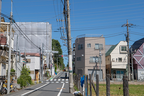 幅員6mの交互通行の前面道路