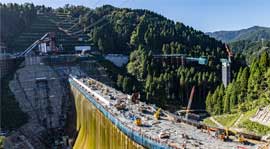 足羽川ダム本体建設(第二期)工事