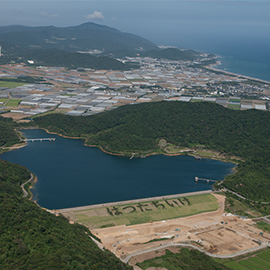 初立池耐震補強工事