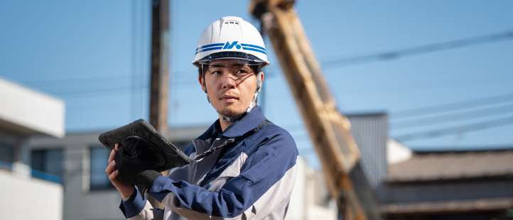 建築技術職（施工管理）の業務イメージ