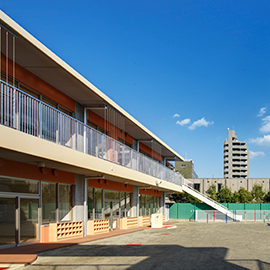 Công trình xây dựng kiến trúc mới khuon viên trường Shinagawa 