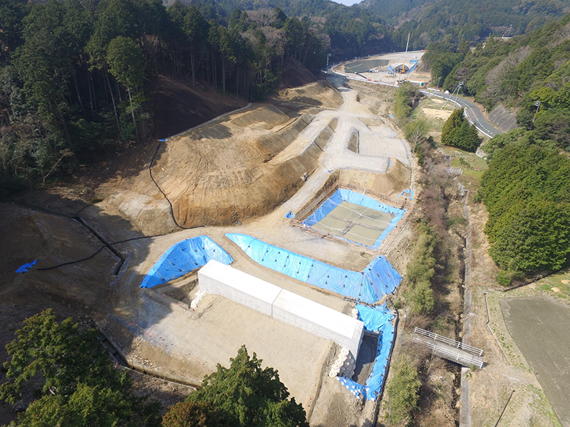Công trình xây dựng đường quốc lộ số 23 Gamagori BP khu vực phía tây Kaneno năm 2016 