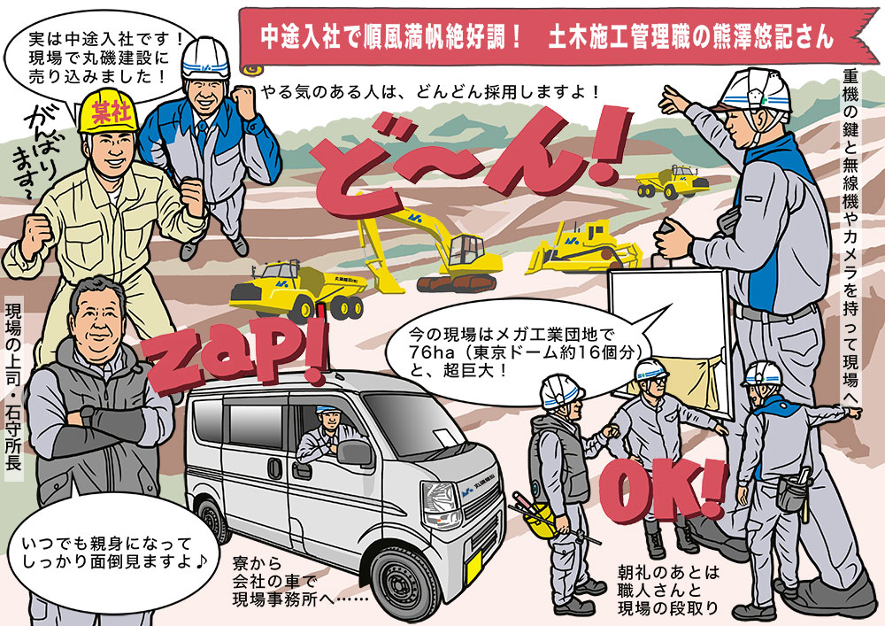 丸磯建設小坂治生さんのワールドワイドなjobを追って